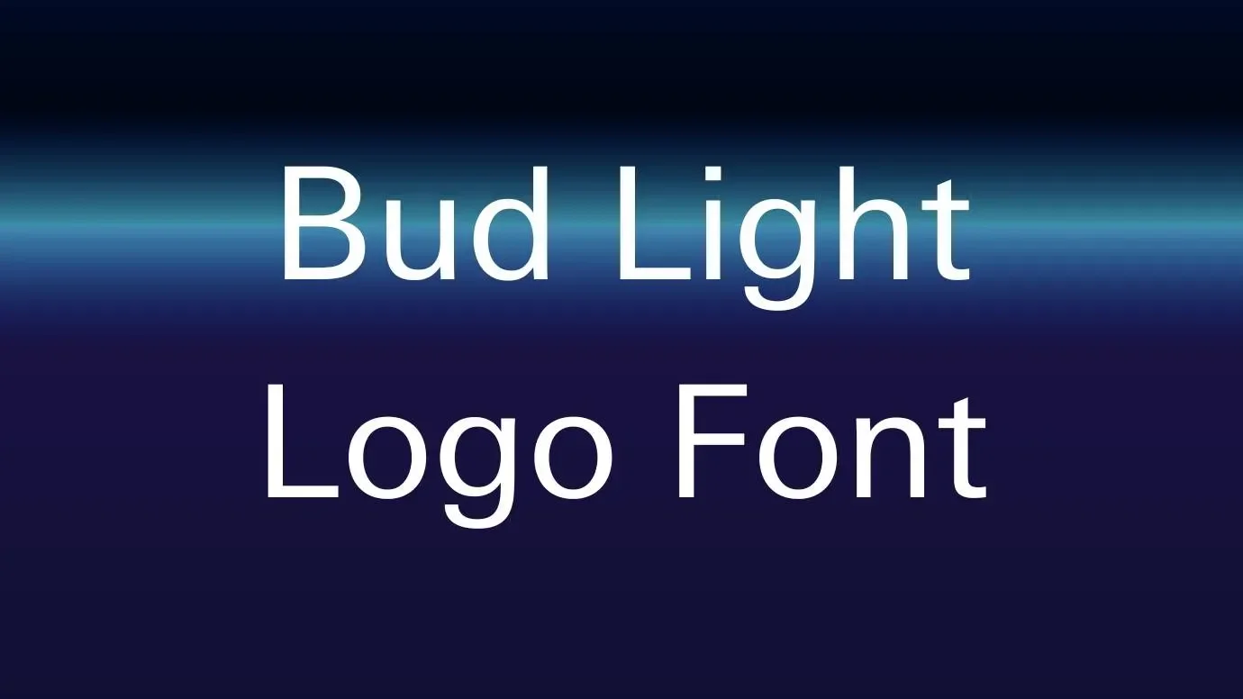 Bud Light Logo Font