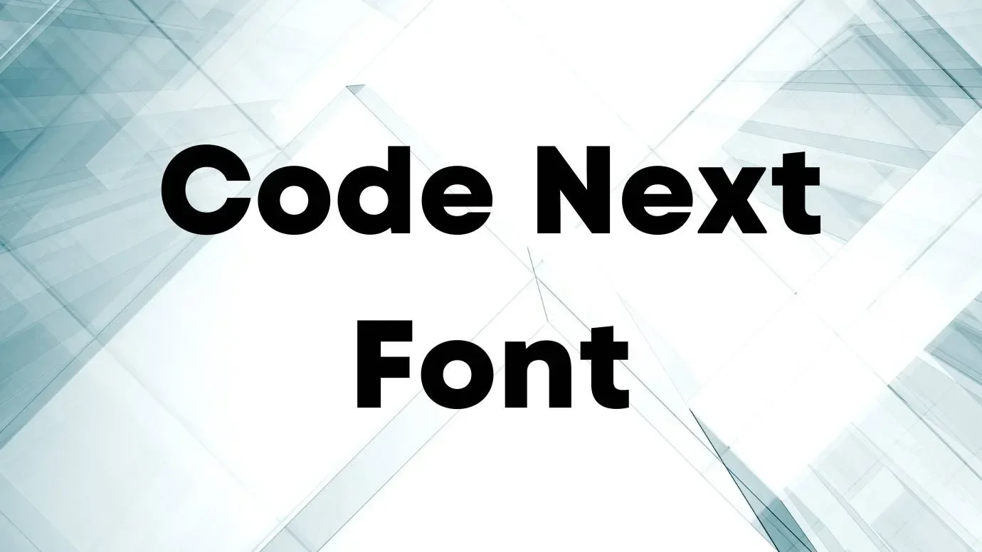 Code Next Font
