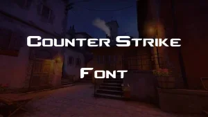 Counter Strike Font