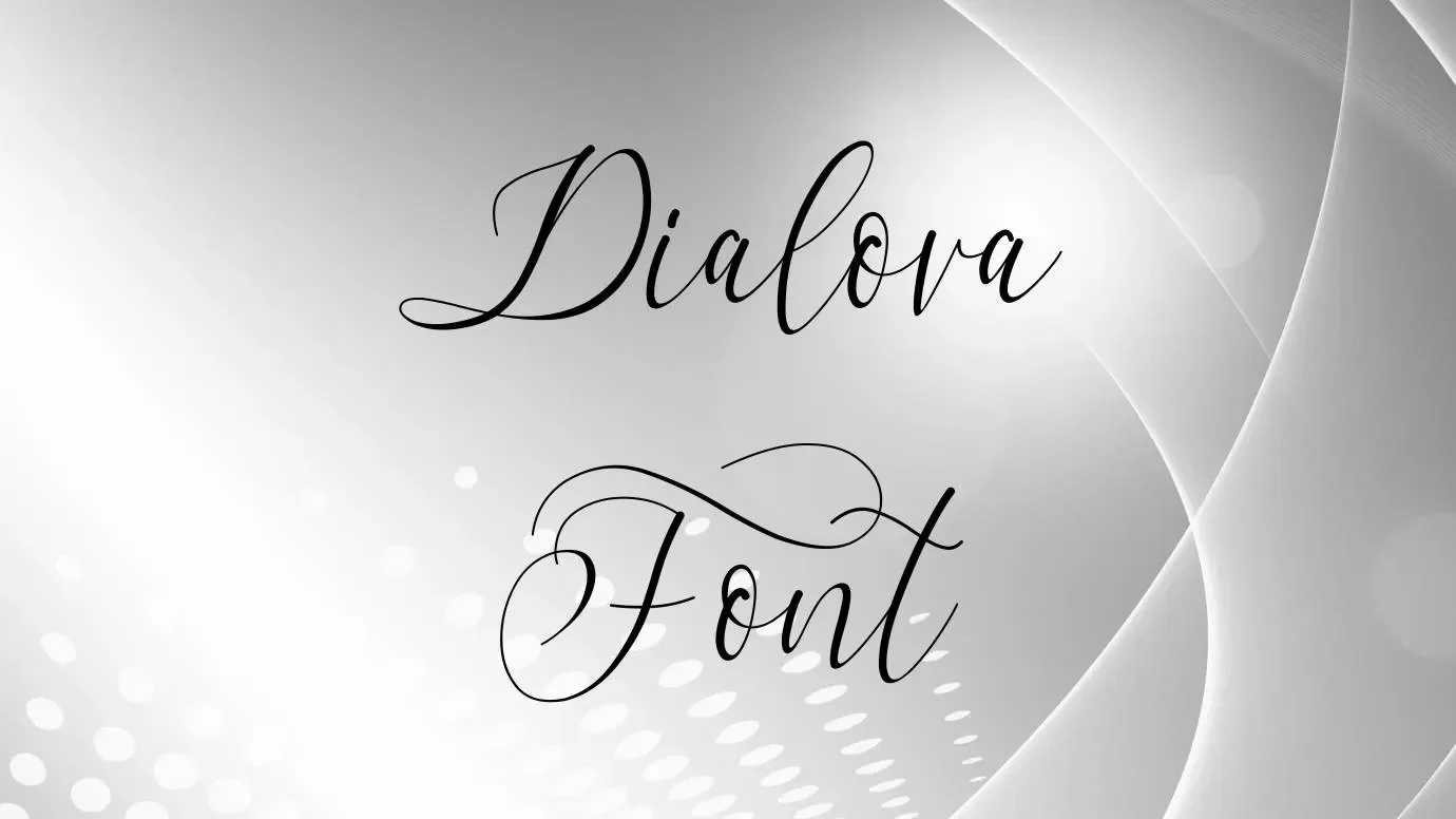 Dialova Font