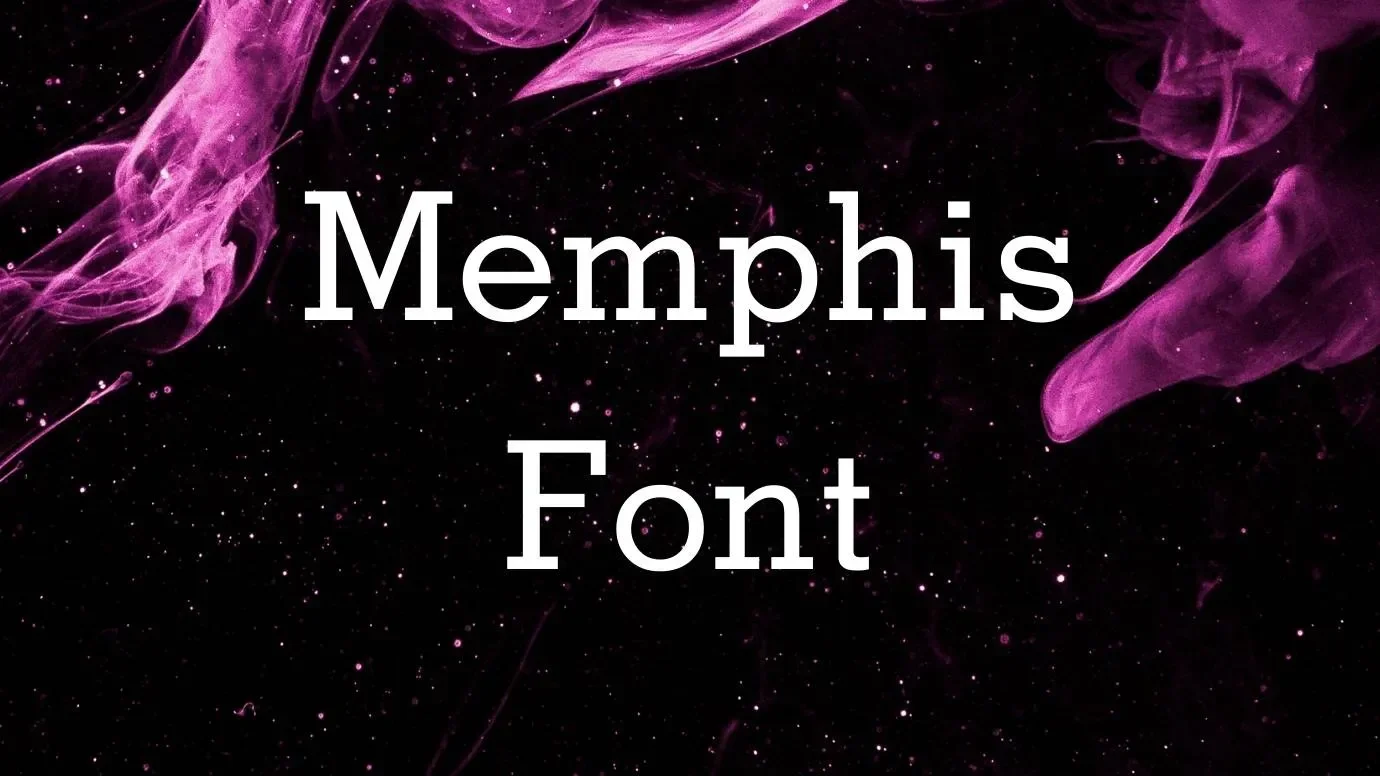 Memphis Font