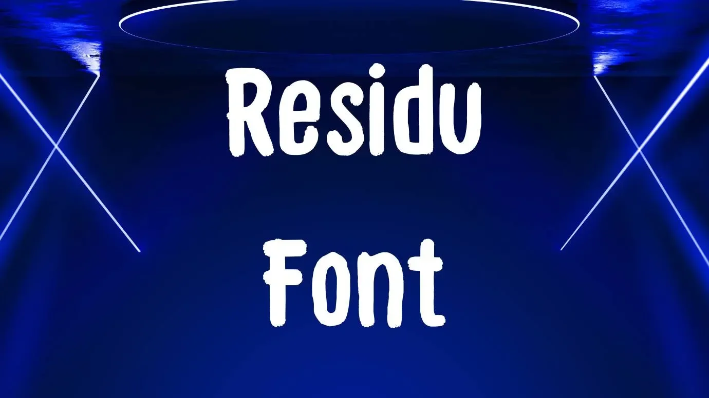 Residu Font