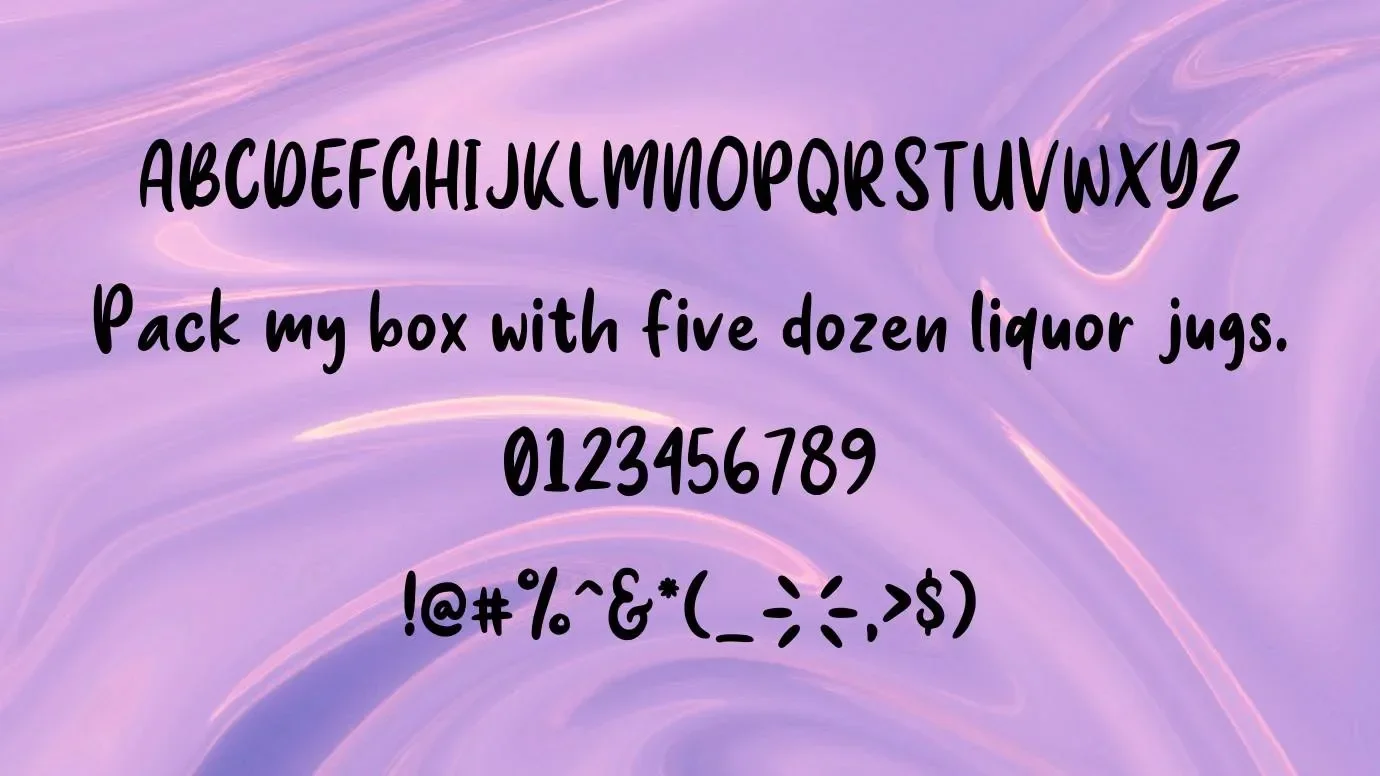 Sweet Purple Font