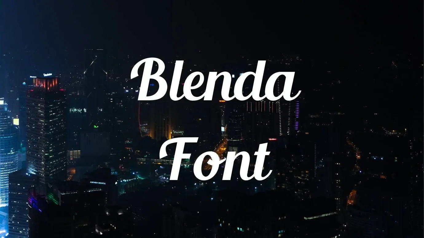 Blenda Font