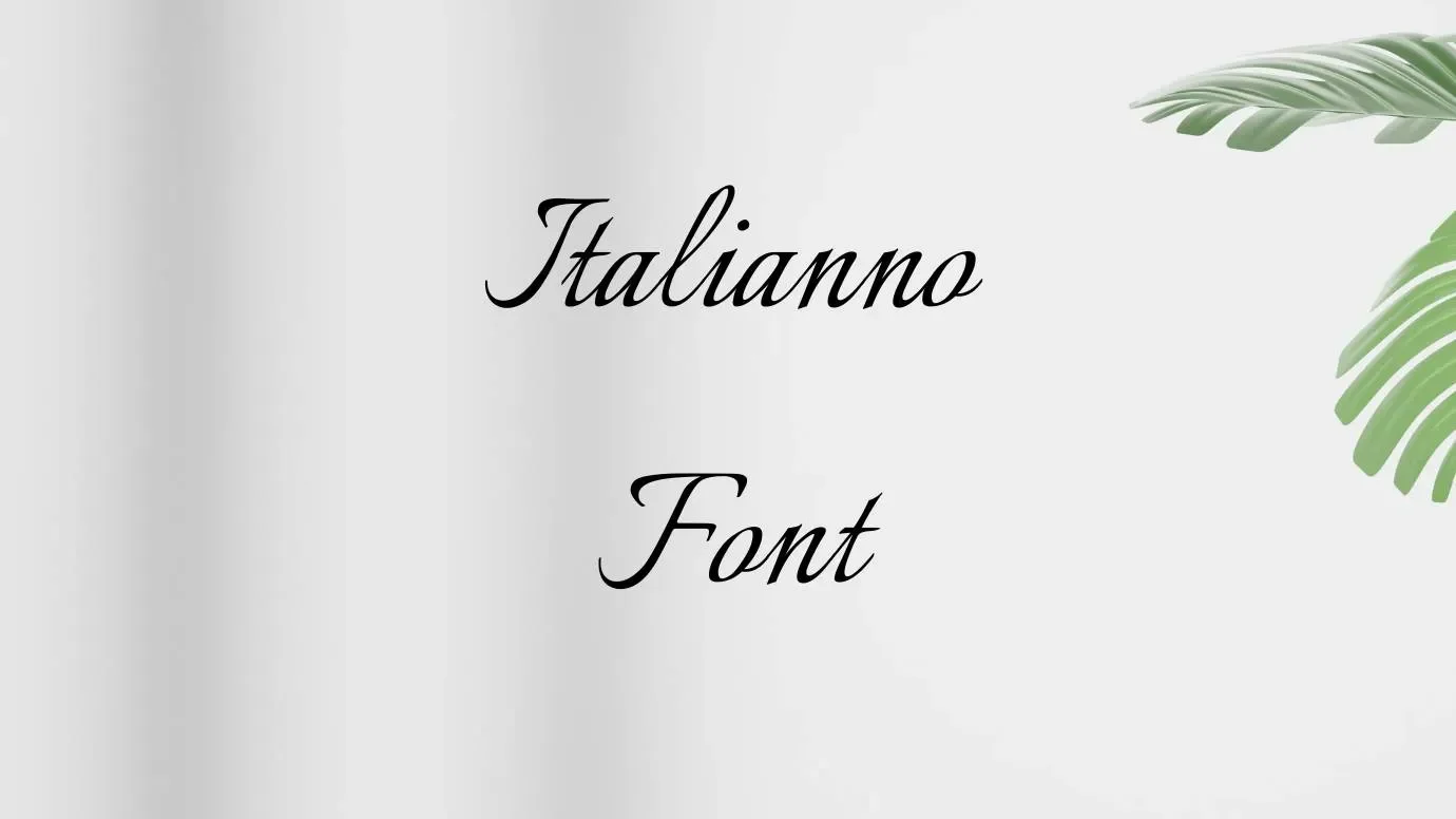 Italianno Font