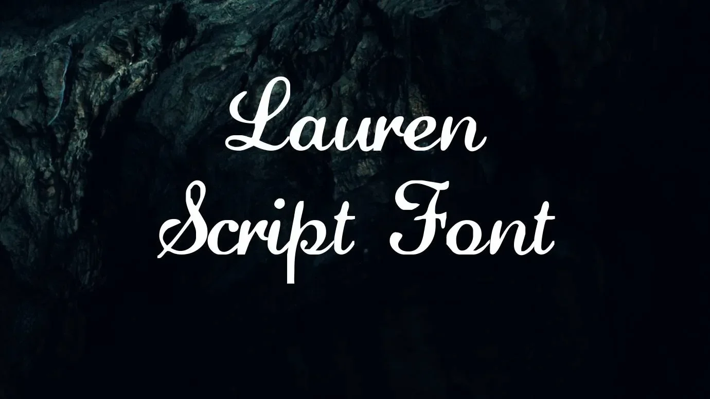 Lauren Script Font