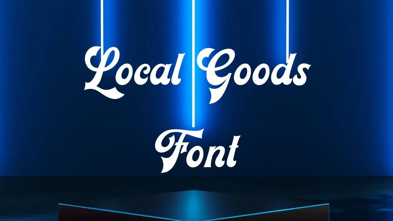 Local Goods Font