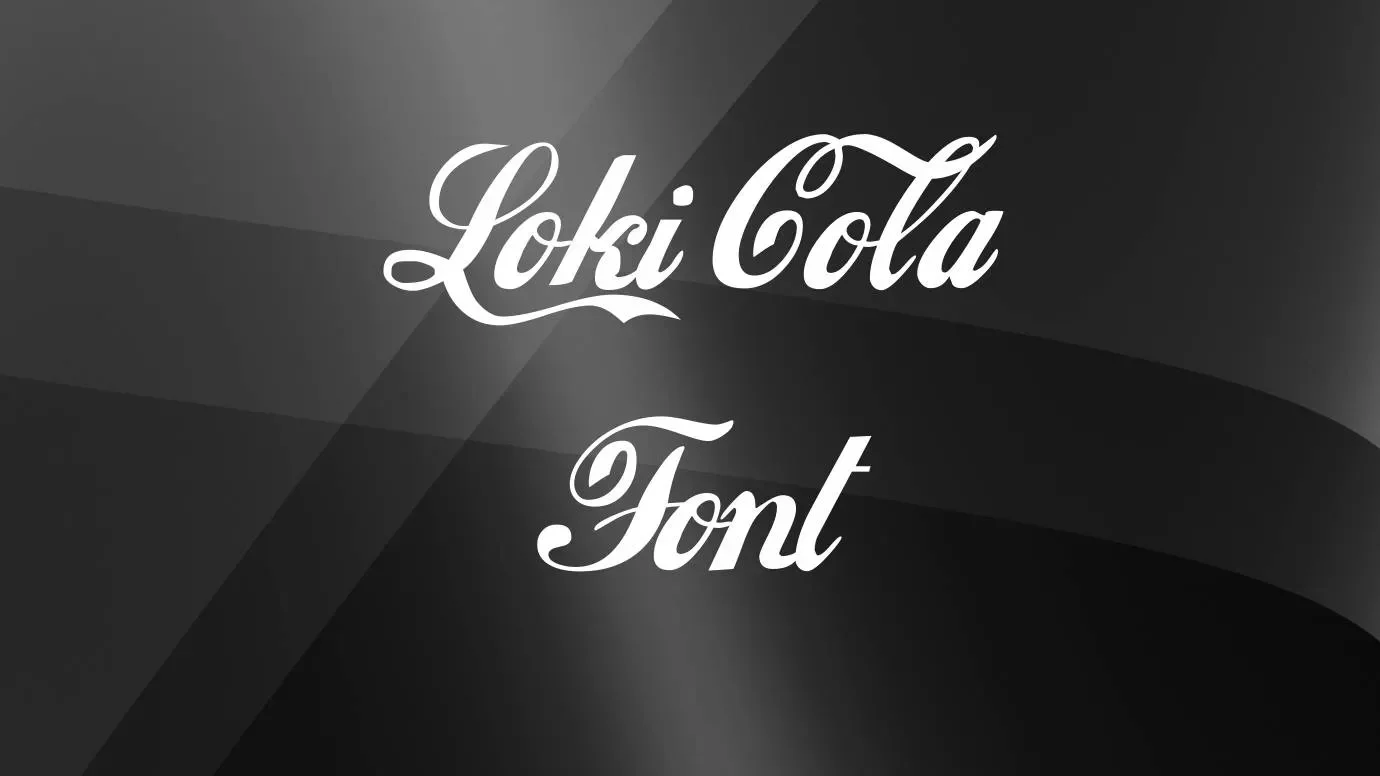 Loki Cola Font