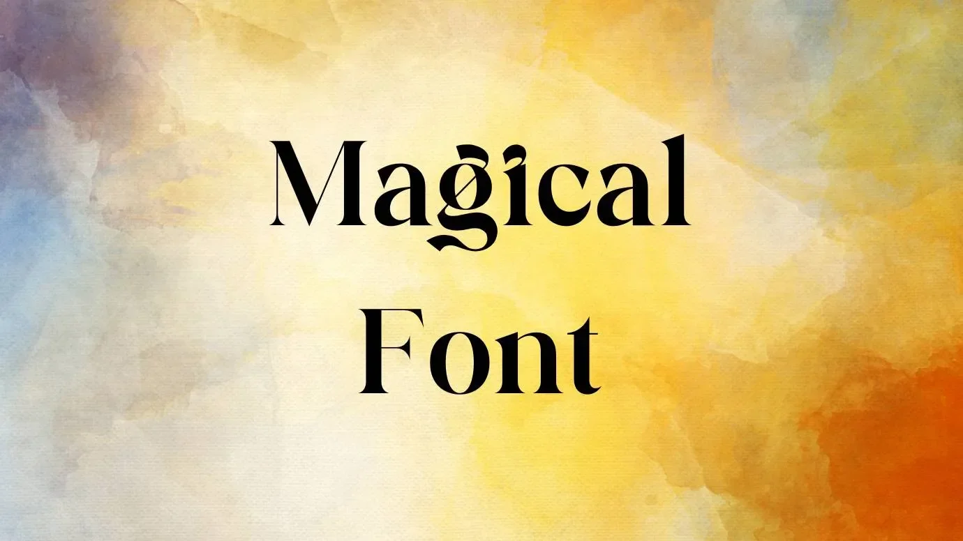 Magical Font