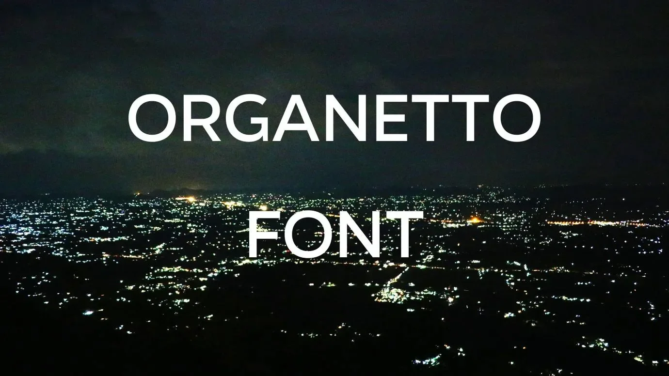 Organetto Font