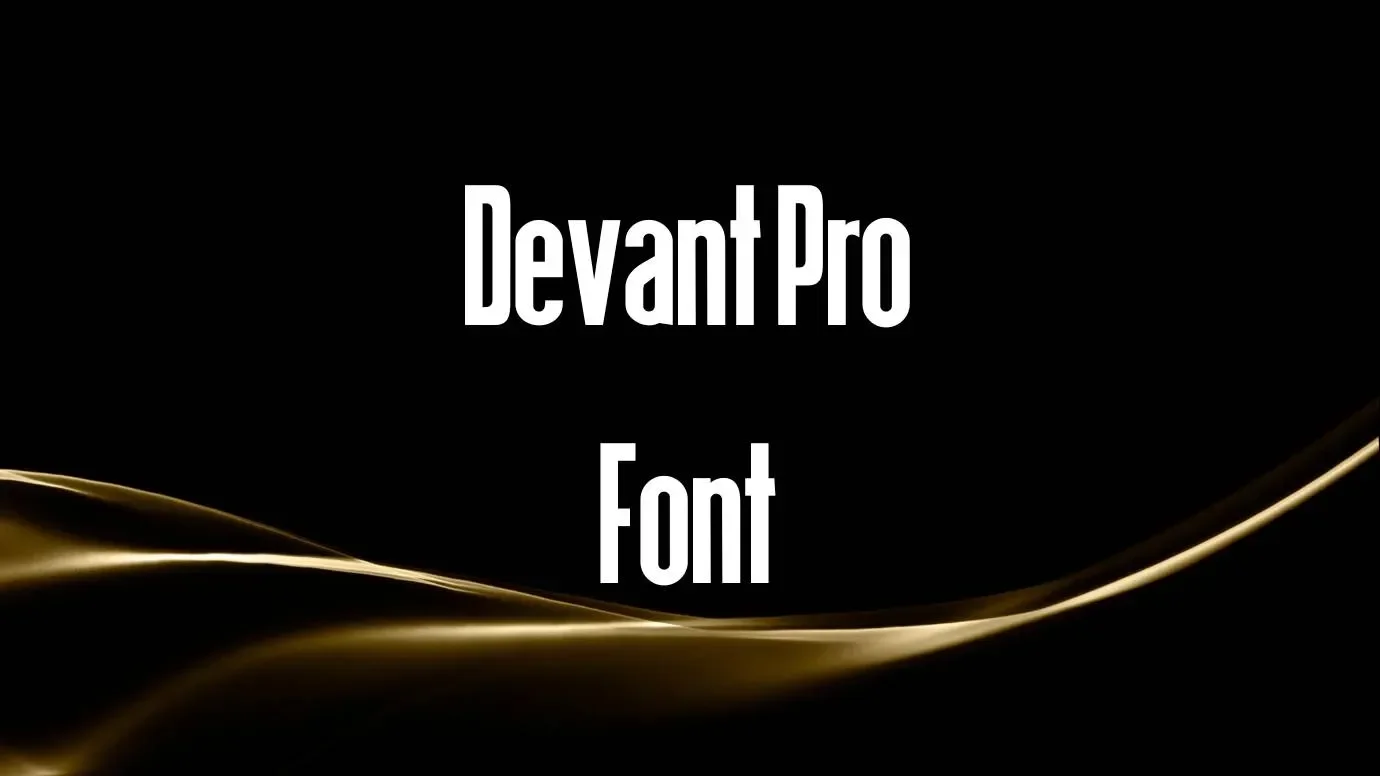 Devant Pro Font