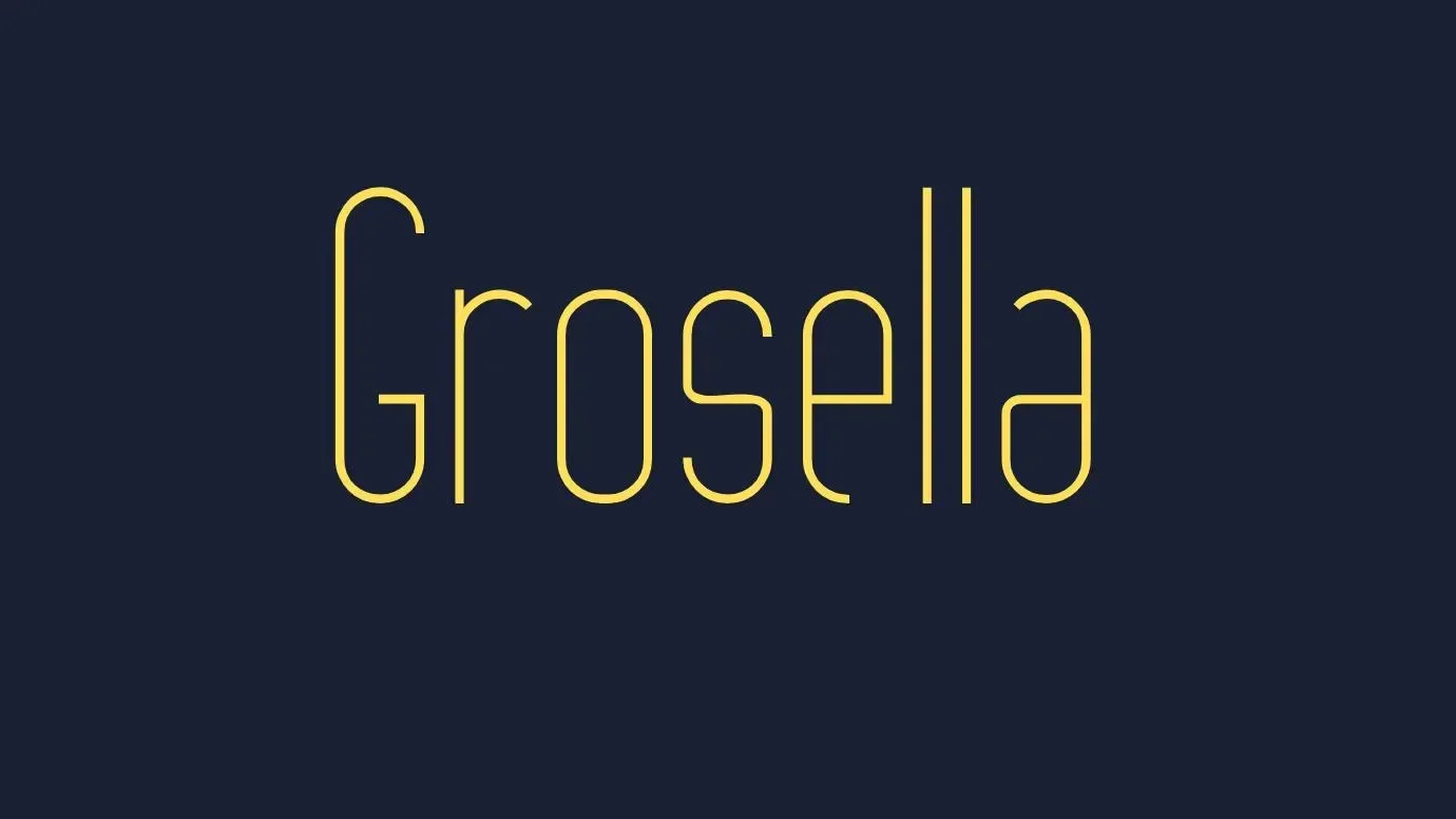 Grosella Font