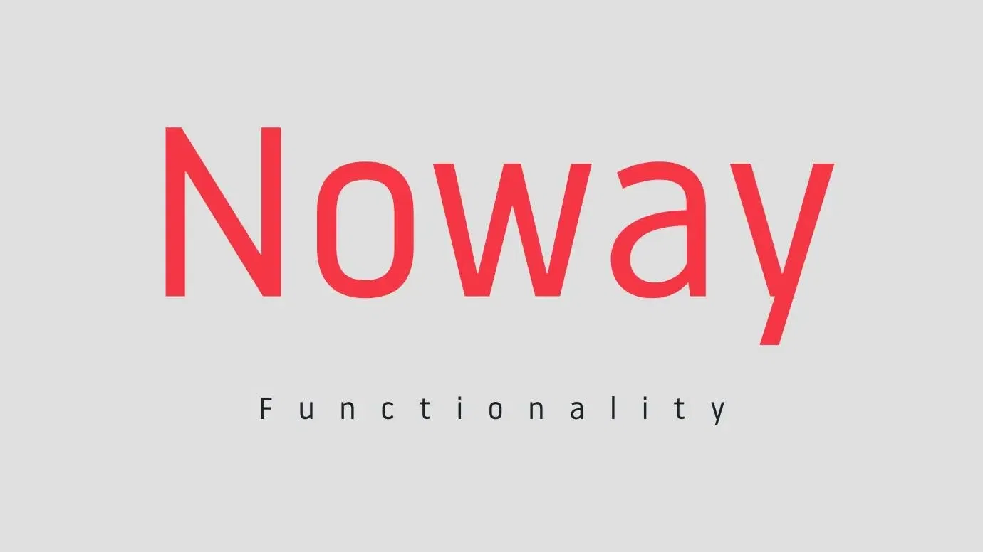 Noway Font