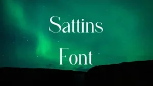 Sattins Font