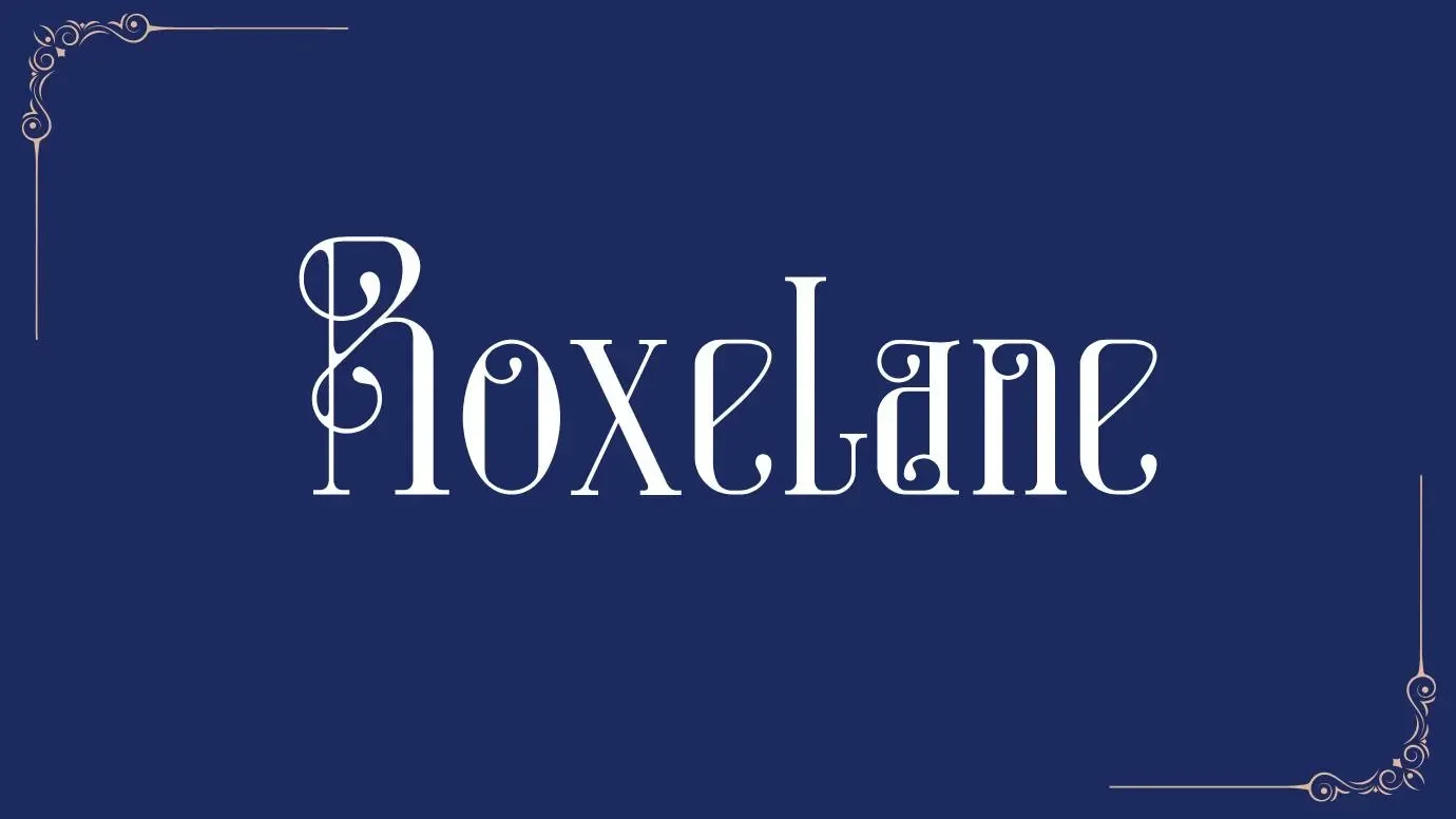 Roxelane Font