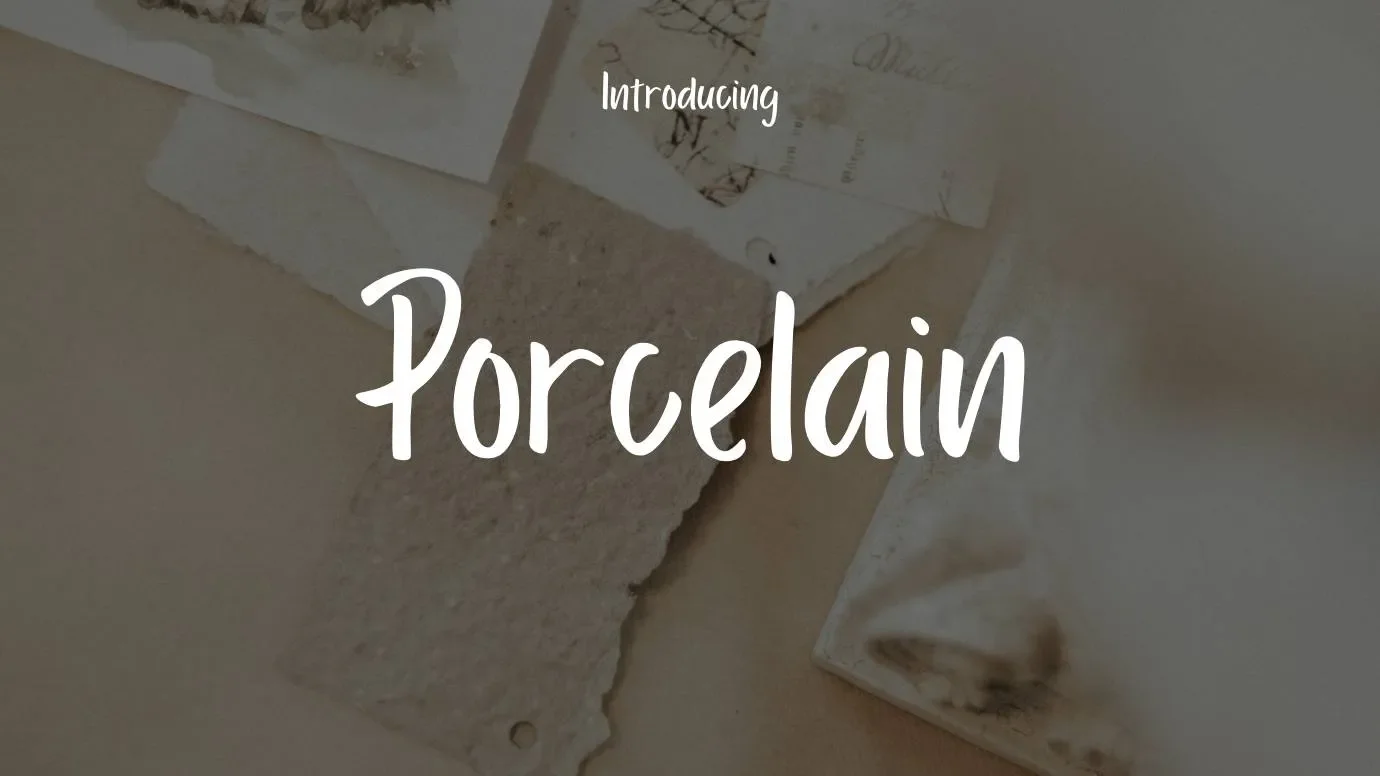 Porcelain Font